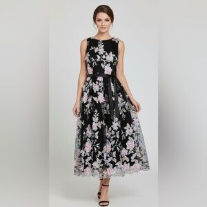 NWT Alex Evenings Floral Sleeveless A-line Dress
